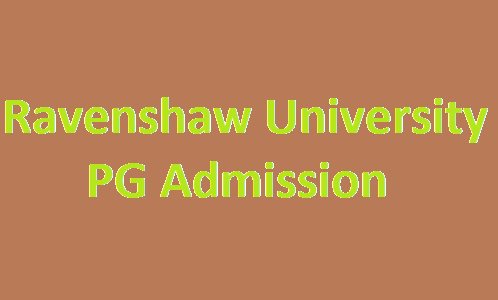 Ravenshaw University PG Admission