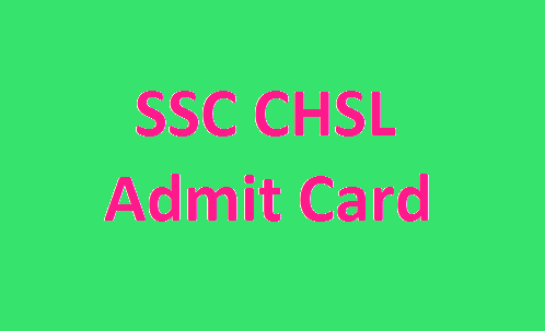 SSC CHSL Admit Card