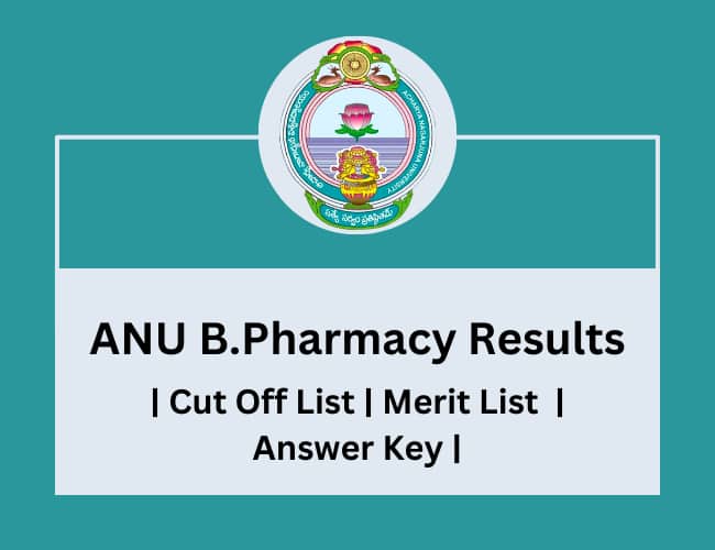 ANU B.Pharmacy Results