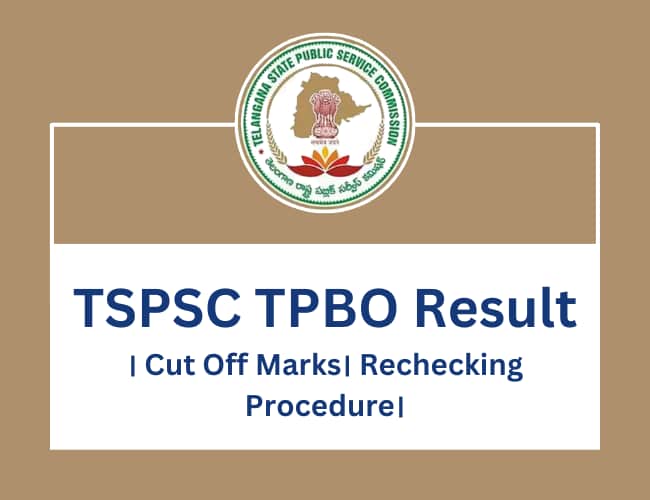 TSPSC TPBO Result