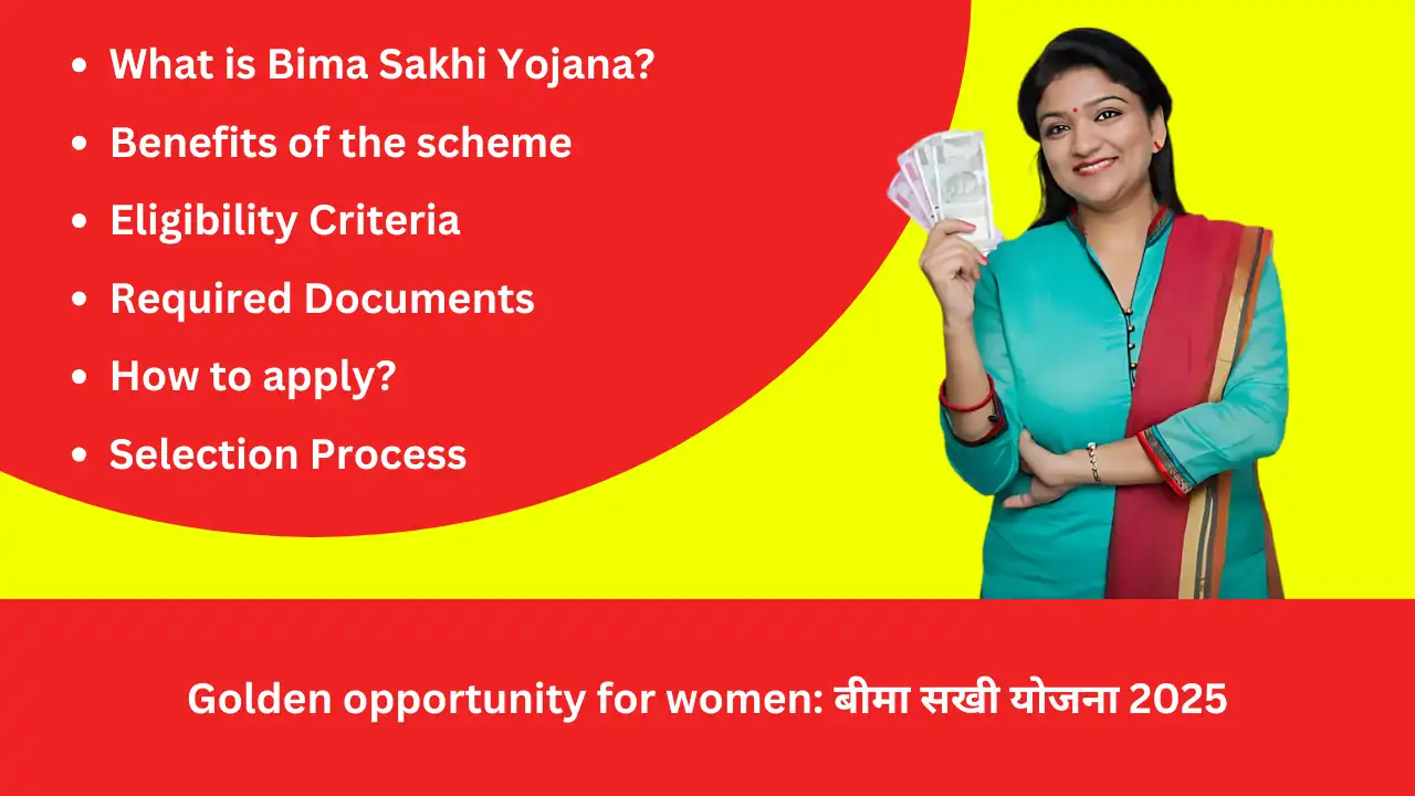 Golden opportunity for women Bima Sakhi Yojana 2025