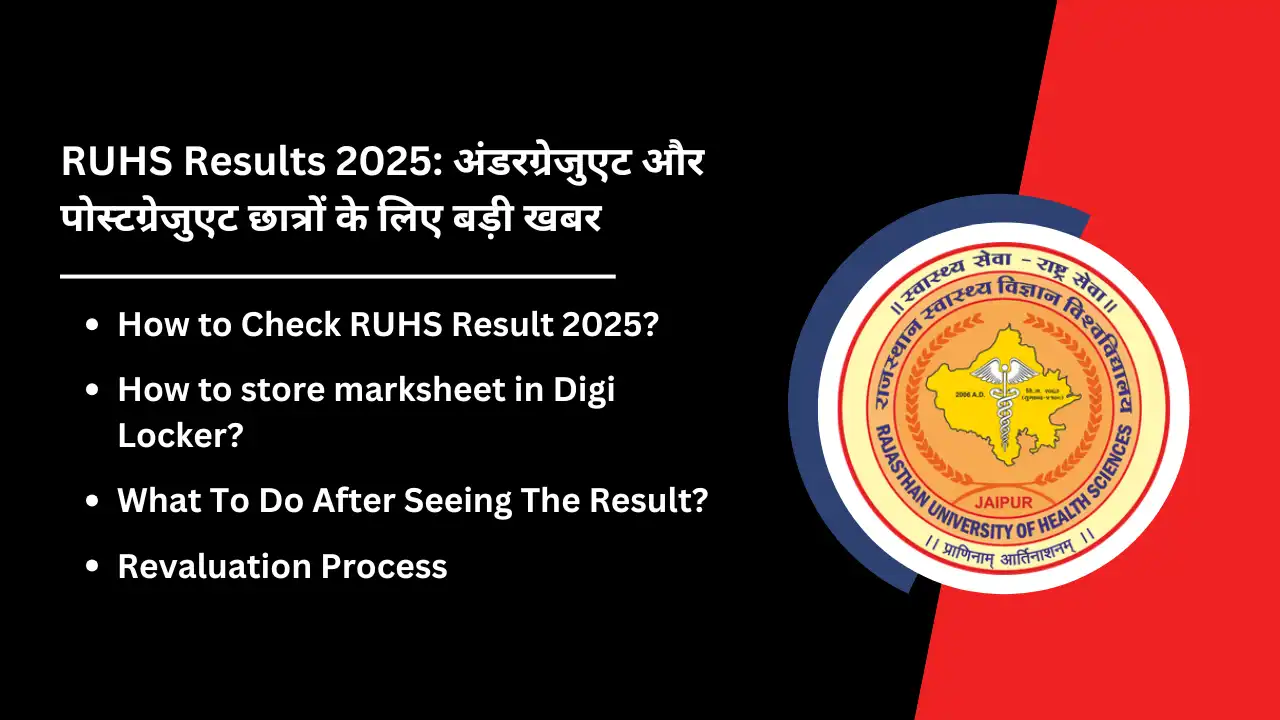 RUHS Results 2025 Big news for undergraduate and postgraduate students