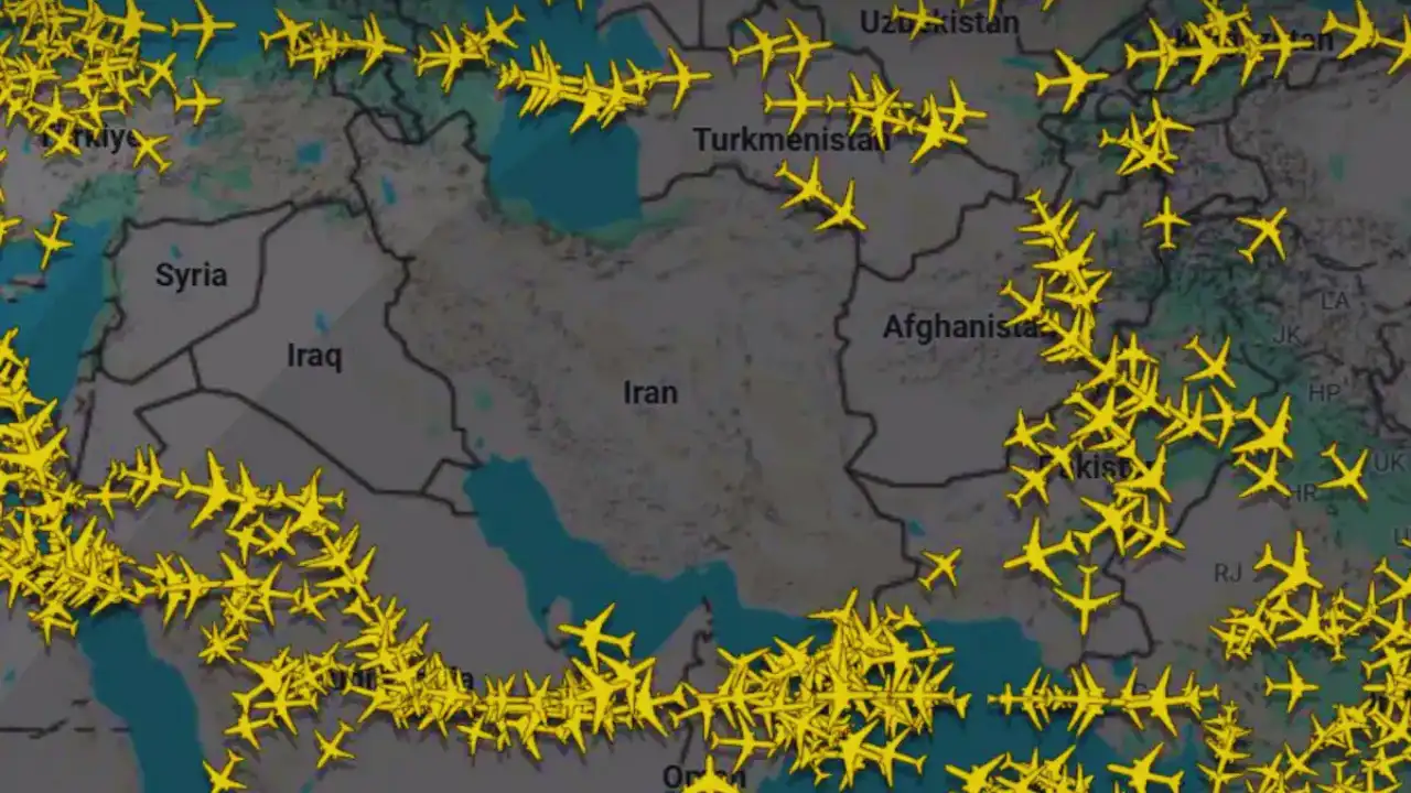 Irans airspace closed